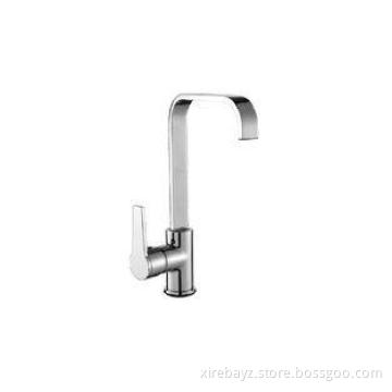 Single Lever Grade A Brass Kitchen Sink Mixer Taps / Kicthe